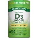 Adevărul naturii Vitamina D3 2000 UI Softgels pentru adulţi 150 Conte 