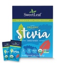 SweetLeaf Organic Stevia Powder Packets - Zero Calorie Sweetener with Stevia Leaf Extract, No Artificial Sweetener Aditiv, Sugar Free, Keto Friendly, Non OMG, Gluten Free - 70 Packets (Pachet de 1)