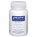 Pure Encapsulations Acetil-L-Carnitine 250 mg - Memory & Brain Supplement - Brain Support & Focus* - Gluten Free & Non-GMO - 60 Capsule