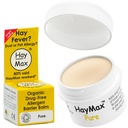 HayMax Allergen Barrier Balm - Pur 0.17 fl oz - Organic, Natural & Non-Drowsy Hay Fever & Allerge Relief Bals - Blocuri Pollen & Alte Particule Allergen - Mare pentru adulți, Copii și gravide