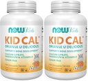 Acum Suplimente, Kid Cal cu Citrat de calciu, Magneziu și vitamina D, Tart Orange, 100 Mestecables, Pachet de mai Vary (Pachet de 2)