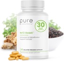 Pure TheraPro Rx Nrf2 Boost - NRF-2 Activator cu patentat Sulforaphane, Curcumin, Ceai verde & Trans-Pterostilbene 