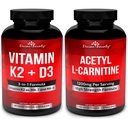 Vitamina K2 cu D3 și acetil L-Carnitină Bundle