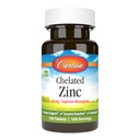 Carlson - Zinc Chelated, 30 mg - Absorbţie superioară, Suport imunitar & Funcţie enzimatică, Antioxidant, 100 comprimate