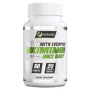 herbolab Multivitamine O dată pe zi, Max Putere Vitamine A, C, D, E, K, B1, B2, B6, B12, Niacin, Calciu, Magneziu, Zinc, Seleniu, Cupru, Mangan, Crom cu Licopen, 60 Conte 2 Mo Aprovizionare