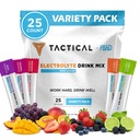 Fluid Tactical - Zero Sugar, Keto Electrolyte Powder, Hidratare Packets, Made in USA (Variety, 25 Count)