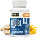 ZAX'S Bruise Vitamin Pharmacist Dezvoltat Suplimente de vânătăi Potent Reductor de inflamații, zinc, vitamina K, D3, Acid ascorbic, Citrus Bioflavonoides, 60 Caps, Combine Arnica Bruise Cream