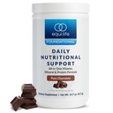 Equilife Daily Nutritional Support, All-in-One Multivitamine Masă Înlocuire, Aroma de ciocolată pură, 15G Proteina plantelor, Sprijină Wellness Global Inclusiv energie, Digestion, & Skin, 14 Servings Tub
