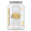 Nutritie metabolica - Musclean - Milkshake, Inlocuire mare de proteine de masă, Întreținere Nutriție, Carb scăzut, Dieta Keto, Enzime digestive, Vanilie, 5 Lire (50 ser)