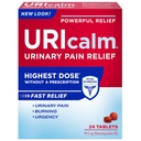 Uricalm Max - Putere maximă - Ajutor prompt de durere UTI, ardere, urgență și frecvență crescută - 24 Conte
