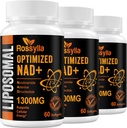 1300 MG Liposomal NAD+ Supliment  Efetic  Supliment pentru învechire Defese, energie celulară, longevitate 