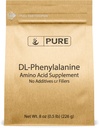 Ingrediente originale pure DL-Fenilalanină pulbere (8 oz) întotdeauna pură, fără Fillere sau aditivi