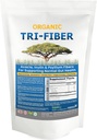 Tri-Fiber Soluble Fiber Powder, Nearomated High Fiber 3-in-1 Soluble Fiber Supplement for Digestive Support. Dietary Fiber 1 lbs (16oz)
