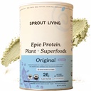 Sprout Living Plant based Proteine & Superfoods Powder, Original, Nearomated 