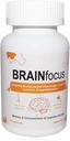 Vitamina E Suplimente pentru creier pentru memorie & Focus, Suport pentru creier cu curcumina,Plasmalogen & Liposomal pentru funcția cognitivă îmbunătățită și concentrare,60 Serviri