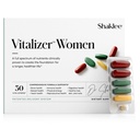 Shaklee -Vitalizer Femei - Nutritie avansata - Multivitamine prenatale/postnatale cu Omega-3, Probiotice, si mai mult - Suporturi Inima, comun, imune, oase, digestive, si energie - 30 Vita-Strips®