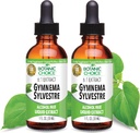 Alegerea botanică: Extract lichid de gimnema Sylvestre - alcool și gluten gratuit, non-GMO, 1oz 2 ambalaj