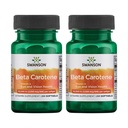 Swanson Beta-Caroten - Vitamina Un supliment de promovare Immune Health, Eye & Skin Health - Natural Wellness Formula - (250 Softgels, 3000mcg Fiecare) (2 ambalaj)
