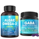 Supliment GABA + Ulei de alge Vegan Omega-3