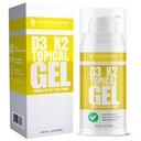Vitamina D3 K2 Concentraţia maximă Gel topic - 15000+ UI per pompă - Vitamina de soare - susţine sănătatea osoasă şi articulară, sprijinul imun - o lună de aprovizionare