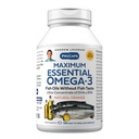 ANDREW LESSMAN Maximal Essential Omega-3 Orange - 180 Softgels - Ultra-Pure, ulei Omega-3 de mare potenta. High DHA, fără probleme cu stomacul, fără contaminări, fără mercur. Small Easy to Swallow Softgels