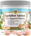 Calciu pentru câini și pisici - fin praf coajă de ou - puternic Hip & Supliment comun pentru câini și pisici- Supliment alimentar - Nu aditivi - Pet's Friend Eggshellent Calciu 16oz