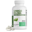 Bronson Ginkgo Biloba Extra Putere Susţine funcţia creierului şi suport de memorie, 250 Capsule vegetariene