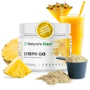 Limph Go - Limphatic Drenaj Supliment pentru femei si barbati - Lymph System Support - cu Bromelain, Echinacea, Brodock Root, Dandelion, Rutin, Kelp & More - 4.06 Oz - 30 Serviri - Aroma tropicala