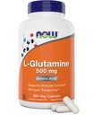 Acum L-Glutamine 500mg 300 Veg Capsule - non-GMO Supliment - Vegan Lglutamina Capace