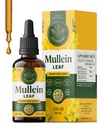 HERBAMAMA Mullein picături pentru plămâni - Extract de frunze de Vegan Mullein pentru Plamâni Curățare Suport - non-GMO, alcool și zahăr-gratuit supliment respirator, 28 de zile de aprovizionare