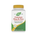 Natura's Way Calciu Magneziu & Zinc Mineral Complex, Susţine sănătatea osoasă şi funcţia musculară*, Suport Imun*, 250 Capsule (Packing May Vary)