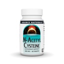 Sursa Naturals N-Acetyl Cysteine Antioxidant Suport 600 mg Supliment alimentar care sprijină sănătatea respiratorie * - 60 comprimate