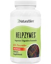 Enzime naturale Slim Digestive pentru femei și bărbați - helpzymes Enzime esențiale pentru digestia, sanatate guta, gaz balonare Relief cu Bromelain, Ox Bile, Pancreatin. & Betaine HCL - 100 Capsule Solo