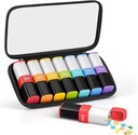 Lotour Weekly Pill Organizator 2 ori pe zi cu PU Sac de piele, Large 7 zile Pastile de călătorie, Am Pm Zilnic Pill Case, Portable Pastile Container pentru medicamente, vitamine, ulei de pește