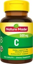 Natural Made Vitamina C 500 mg Caplete 100 Ct