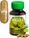 Capsulele Anzi Graviola - bogat în vitamina C & Fibră - Stimulator al sistemului imunitar - Funcţia celulară sănătoasă - Vegan, Non OMG, Gluten-free, Fairtrade Certified - 100 Soursop pastile (400mg)