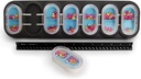 EQUADOSE Weekly Pill Organizator, extra mare de 7 zile caz de vitamina Jumbo cu Poduri detașabile, Oversized Transportator de medicamente pentru Easy Travel and Daily Health Management, Travel-Friendly