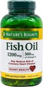 Ulei de peşte de bounty natural, susţine sănătatea inimii, 1200 Mg, Softgels rapid de eliberare, 200 Ct
