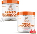 Genius Brand - Nootropic Supplement Bundle - Ciupercă și conștiință 