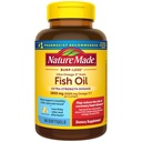 Natura Made Extra Putere Omega 3 Suplimente de ulei de pește, 2800 mg, ulei de pește Omega 3 Suplimente ca Esteri de etil pentru inima sanatoasa, creier, ochi, suport mood, 60 Softgels, 30 zile de aprovizionare