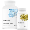 THORNE - Wellness Essentials - Zinc & Vitamina D3 Combo pentru suport imunitar și osos - 60 la 180 Serviri