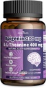 400mg L-Theanine cu 200mg Apigenin Supliment pentru somn-natural Relaxare şi Stres Relief - Gluten gratuit, Non-GMO, Zero Fillers - Made in USA 60 Veggie Capsule