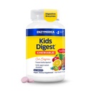 Enzymedica Kids Digest, enzime digestive masticabile, aroma de punch de fructe naturale, 60 Servings