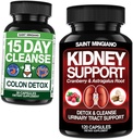 Suport renal Dezintoxicare & Reparare 120 Capace - Împreună cu - 15 zile Cleanse 