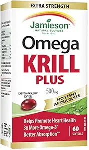 Jamieson Extra Putere Krill Plus, 60 softgels