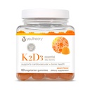 Youtheory K2D3 - Os & Heart Health Support* - Combine Vitamina D3 & Vitamina K2 - Dairy, Soy & Gluten Free - Peach, 60 Vegetarian Gummies