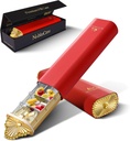 Premium Weekly Pill Organizator, 7-Day Compact Pilula Case pentru Purse, Lightweight Gold Aluminum Pilula pentru vitamine, Medicina, Suplimente, Cadou de wellness de lux