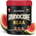 ALLMAX Nutritie AMINOCORE BCAA Pulbere, 8.18 Grams de Aminoacidi, Intra si Post Workout Recovery Drink, Gluten Free, Pepene verde, 945 g