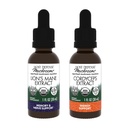Hoste Defense Bundle with Lion's Mane Extract, 1 fl oz & Cordyceps Extract, 1 fl oz - Support Brain Health, Memory & Focus - Immune & Energy Supplement