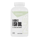 NutraBio Omega 3 Suplimente de ulei de pește, 2000 mg, 400 Softgels - EPA DHA Omega 3 supliment de acid gras pentru a sprijini o inimă sănătoasă